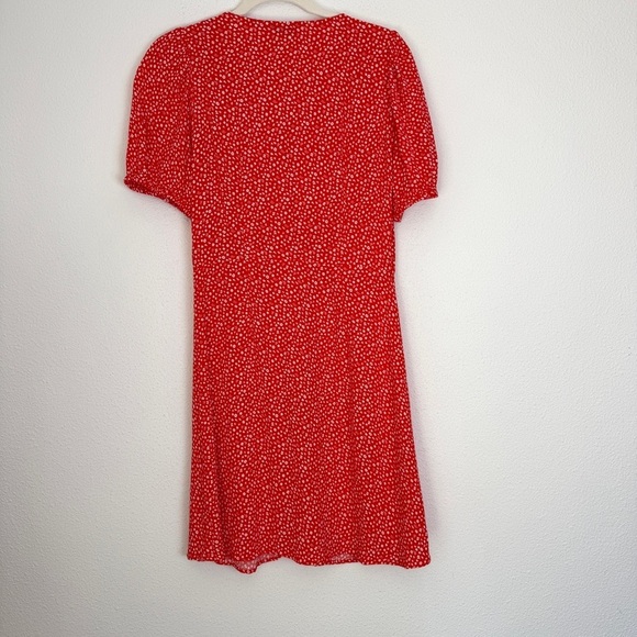 & Other Stories Viscose Ditzy Floral Button Mini Dress Small - Picture 4 of 7